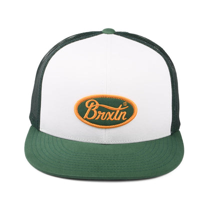 Gorra Trucker Parsons HP de Brixton - Verde-Blanco
