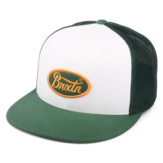 Gorra Trucker Parsons HP de Brixton - Verde-Blanco