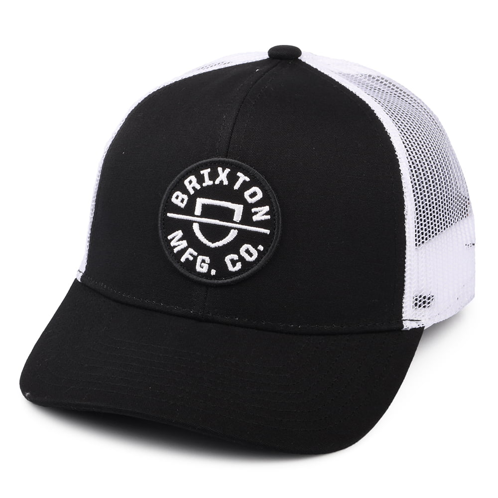 Gorra Trucker Crest NetPlus MP de Brixton - Negro
