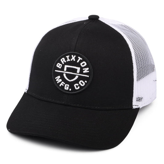 Gorra Trucker Crest NetPlus MP de Brixton - Negro