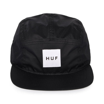 Gorra 5 paneles Hexagon de HUF - Negro