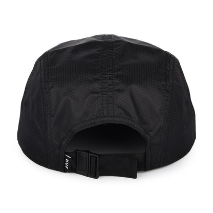 Gorra 5 paneles Hexagon de HUF - Negro