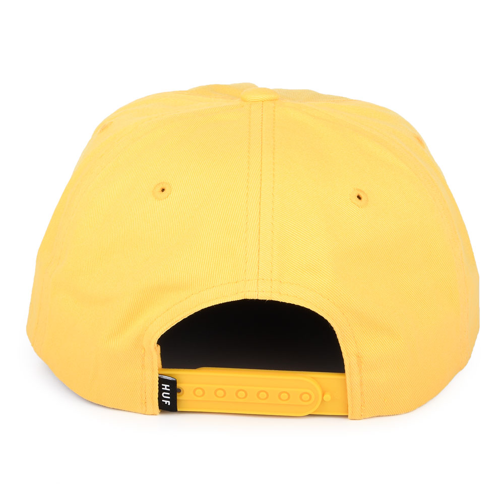 Gorra Snapback Box Logo sin estructurar de HUF - Amarillo