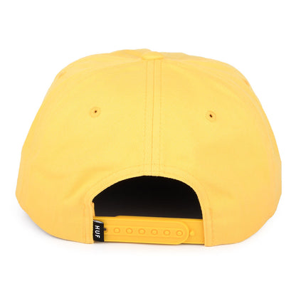 Gorra Snapback Box Logo sin estructurar de HUF - Amarillo