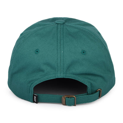 Gorra de béisbol Original Logo visera curvada de algodón de HUF - Verdemar