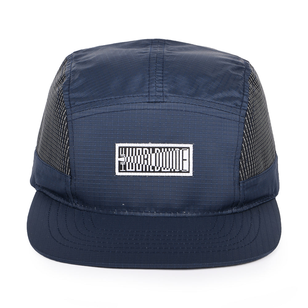 Gorra 5 paneles Transit de Ripstop de HUF - Azul Marino