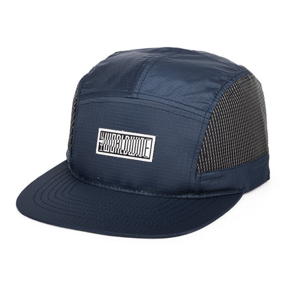 Gorra 5 paneles Transit de Ripstop de HUF - Azul Marino