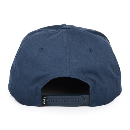 Gorra Snapback Triple Triangle Unstructured de HUF - Azul Marino