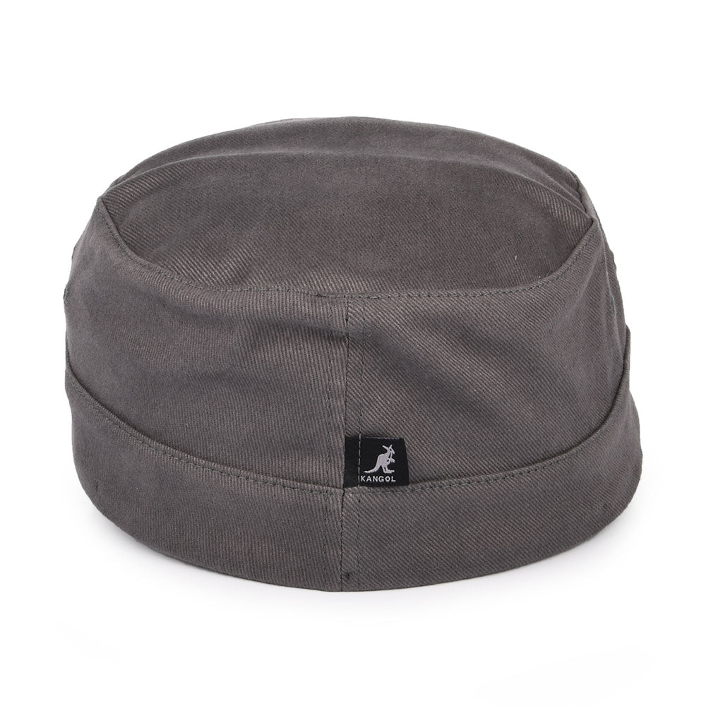Gorra militar de sarga de algodón de Kangol - Gris