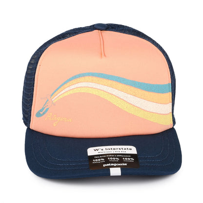 Gorra Trucker Psychedelic Slider Interstate de Patagonia - Azul