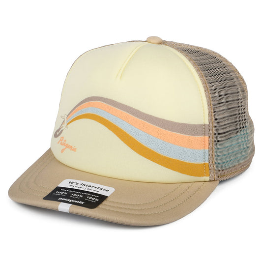 Gorra Trucker Psychedelic Slider Interstate de Patagonia - Beige Arena