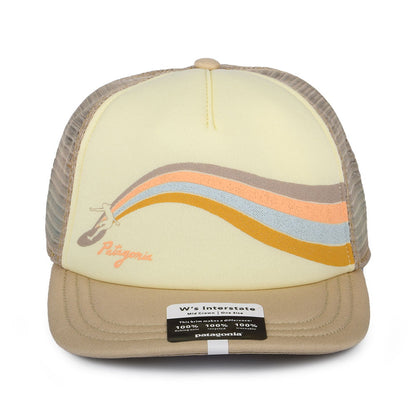 Gorra Trucker Psychedelic Slider Interstate de Patagonia - Beige Arena