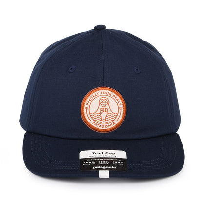 Gorra de béisbol Peak Protector Badge Trad de Patagonia - Azul Marino