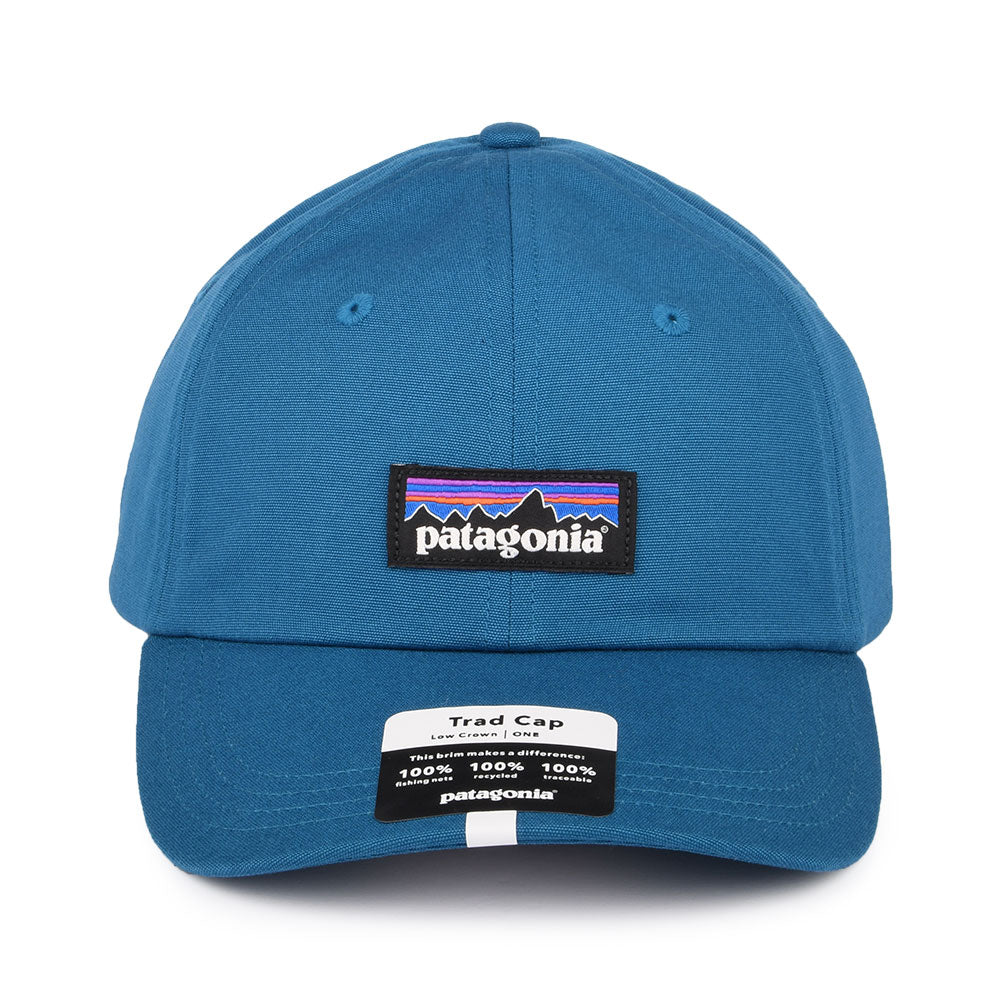 Gorra de béisbol P-6 Label de algodón orgánico de Patagonia - Verde Azulado