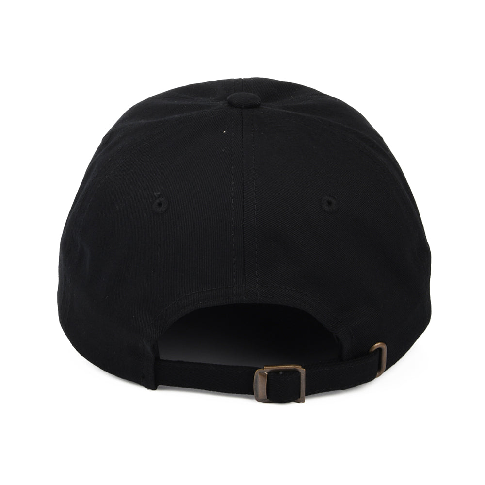 Gorra Strapback Rich de sarga de algodón de The Hundreds - Negro