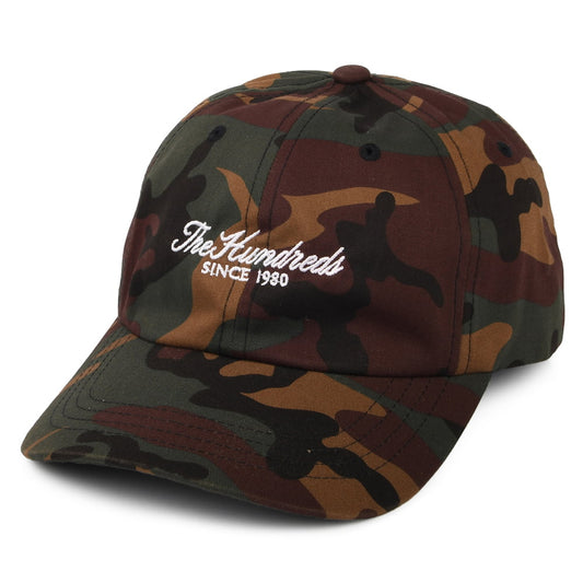 Gorra Strapback Rich de sarga de algodón de The Hundreds - Bosque