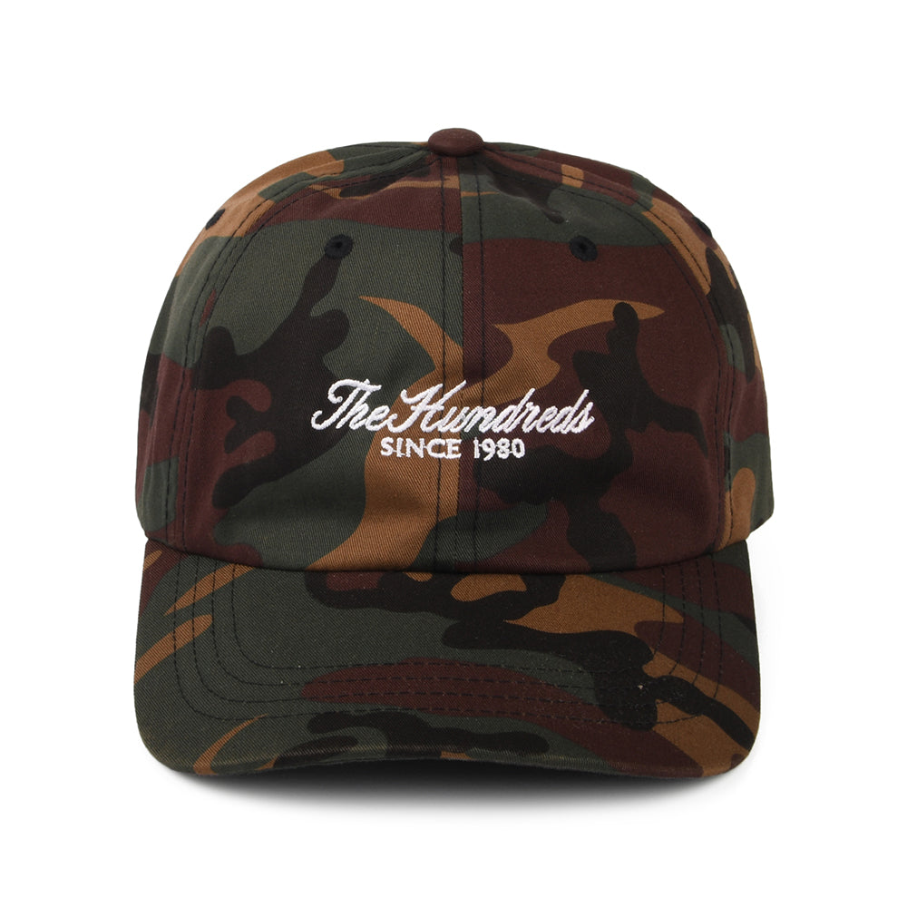 Gorra Strapback Rich de sarga de algodón de The Hundreds - Bosque