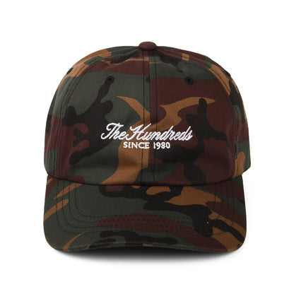 Gorra Strapback Rich de sarga de algodón de The Hundreds - Bosque