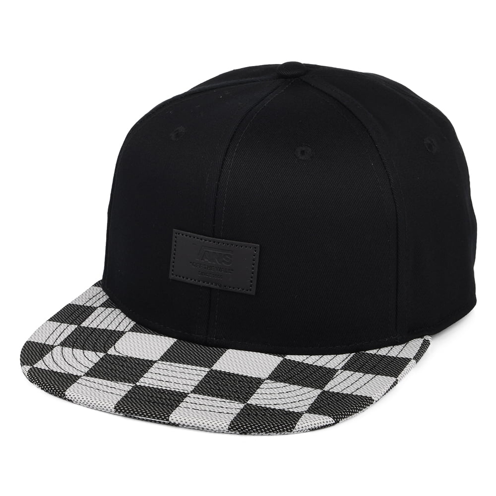 Gorra Snapback Allover It a cuadros de Vans - Negro-Blanco
