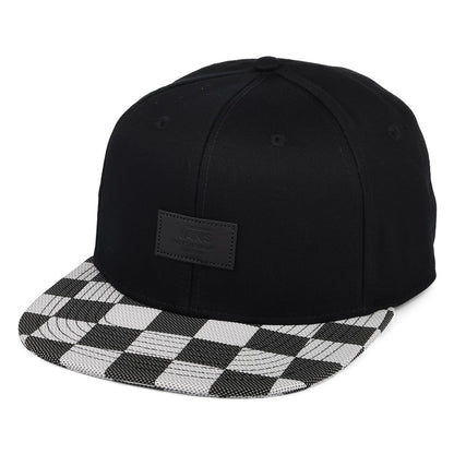 Gorra Snapback Allover It a cuadros de Vans - Negro-Blanco
