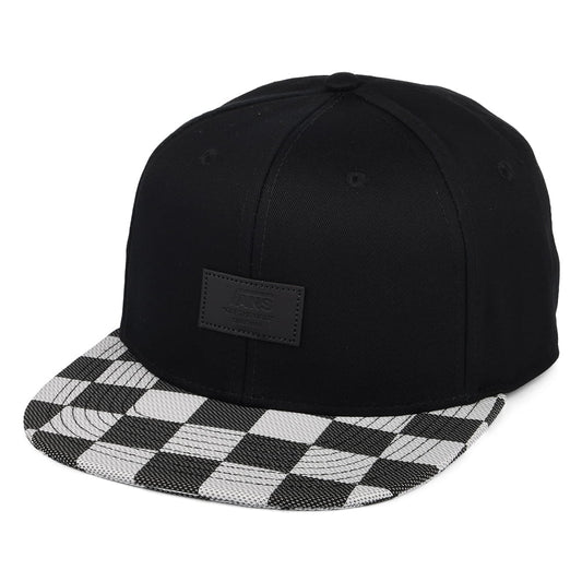 Gorra Snapback Allover It a cuadros de Vans - Negro-Blanco