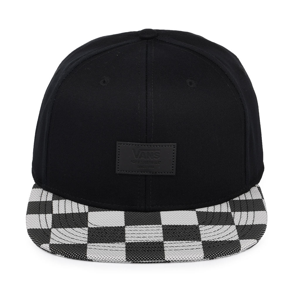 Gorra Snapback Allover It a cuadros de Vans - Negro-Blanco