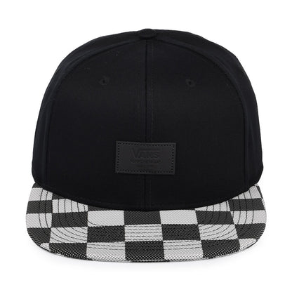 Gorra Snapback Allover It a cuadros de Vans - Negro-Blanco