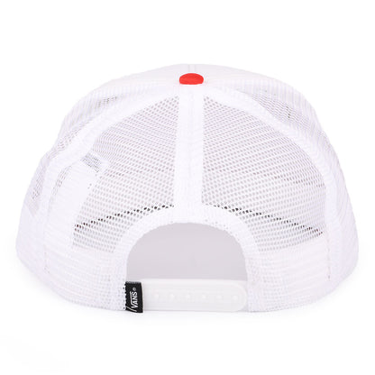 Gorra Trucker Classic Patch de Vans - Blanco-Rojo Radiante