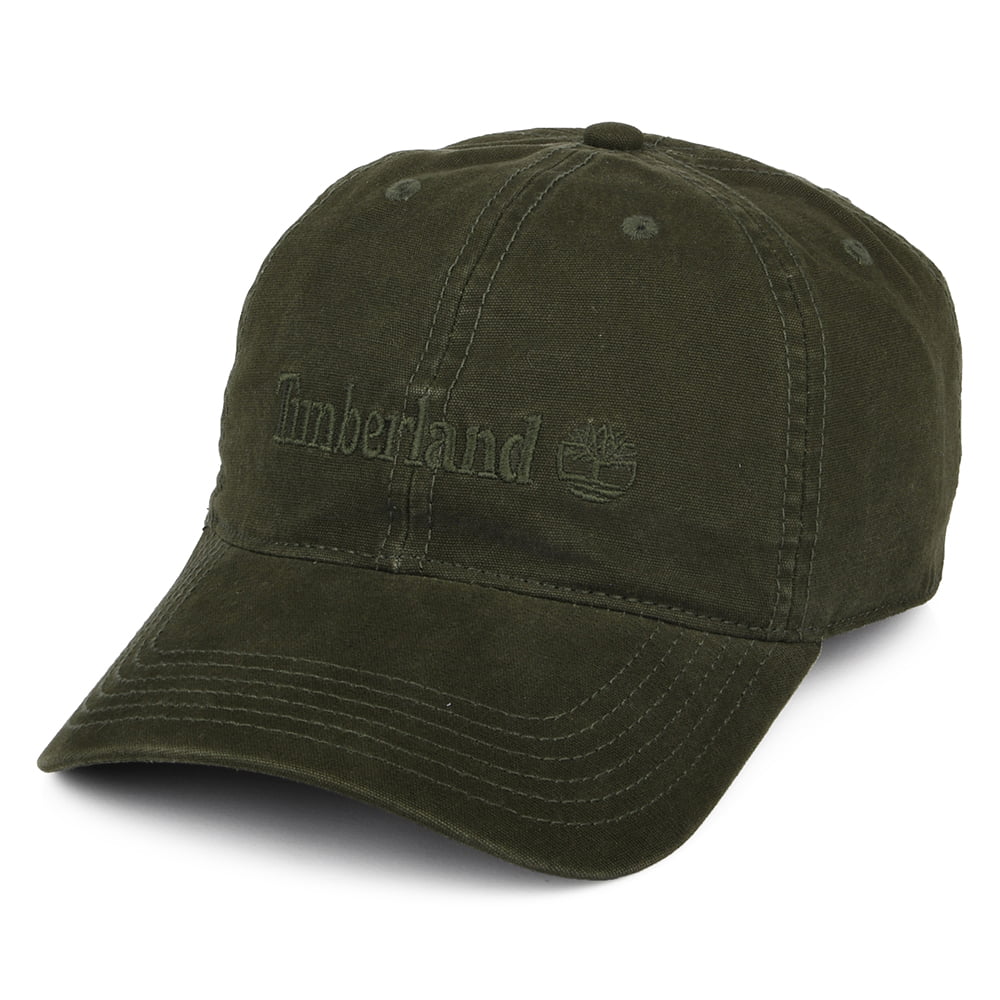 Gorra de béisbol Cooper Hill XXI de algodón de Timberland - Oliva Oscuro