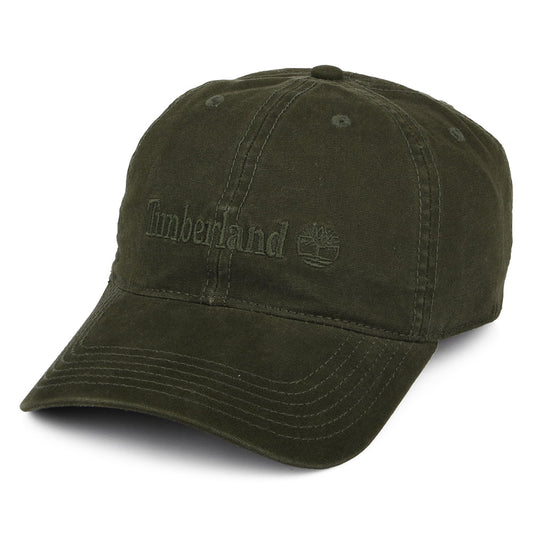 Gorra de béisbol Cooper Hill XXI de algodón de Timberland - Oliva Oscuro