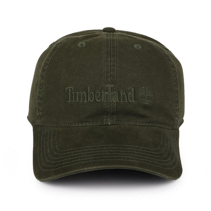 Gorra de béisbol Cooper Hill XXI de algodón de Timberland - Oliva Oscuro