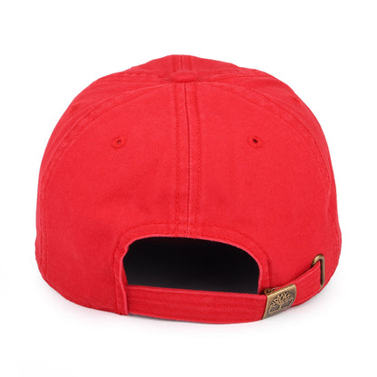 Gorra de béisbol Soundview de lona de algodón de Timberland - Rojo Cereza