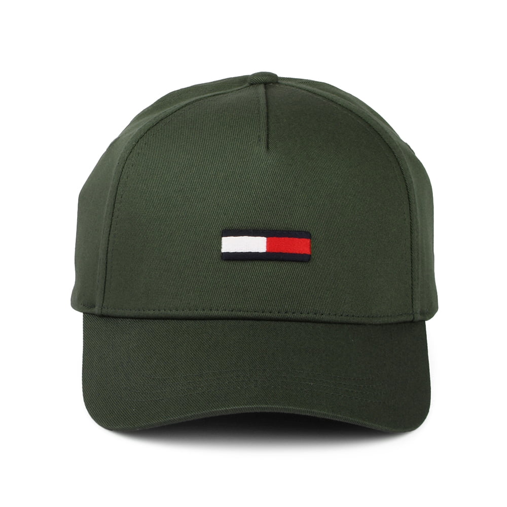 Gorra de béisbol TJM Flag de Tommy Hilfiger - Oliva Oscuro