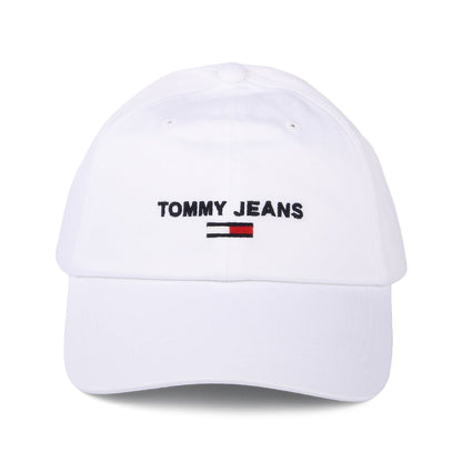 Gorra de béisbol TJM Sport de algodón orgánico de Tommy Hilfiger - Blanco