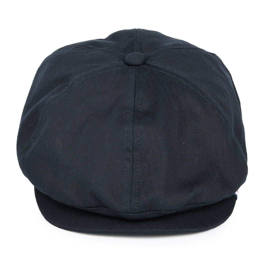 Gorra Newsboy de algodón diseño de espiga de Tommy Hilfiger - Azul Oscuro