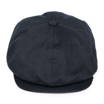 Gorra Newsboy de algodón diseño de espiga de Tommy Hilfiger - Azul Oscuro