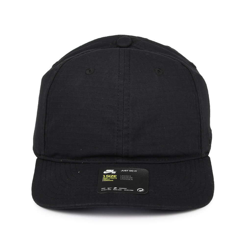 Gorra de béisbol H86 Visera plana de Nike SB - Negro