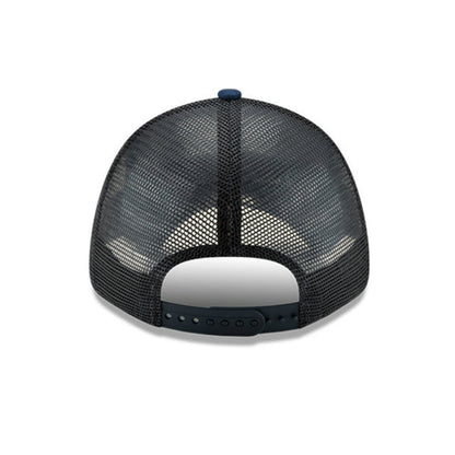Gorra Trucker 9FORTY de ante Manchester United de New Era - Azul Marino