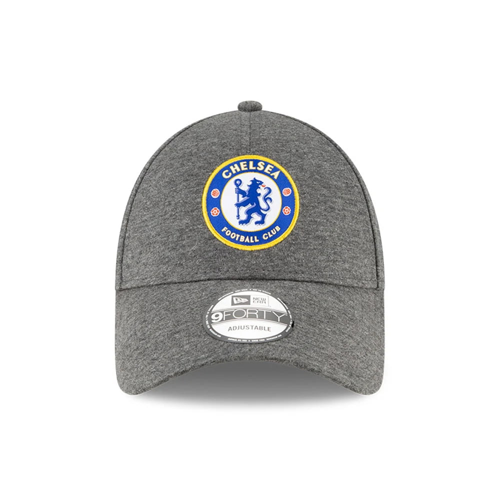 Gorra de béisbol 9FORTY de Jersey Lion Crest Chelsea FC de New Era - Gris