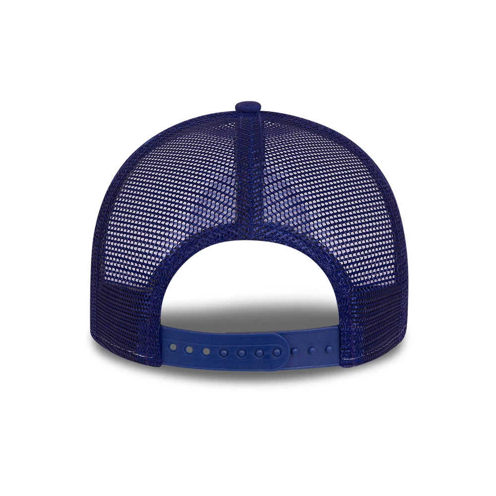 Gorra Trucker Original Crest Atletico Madrid de New Era - Blanco-Azul Real
