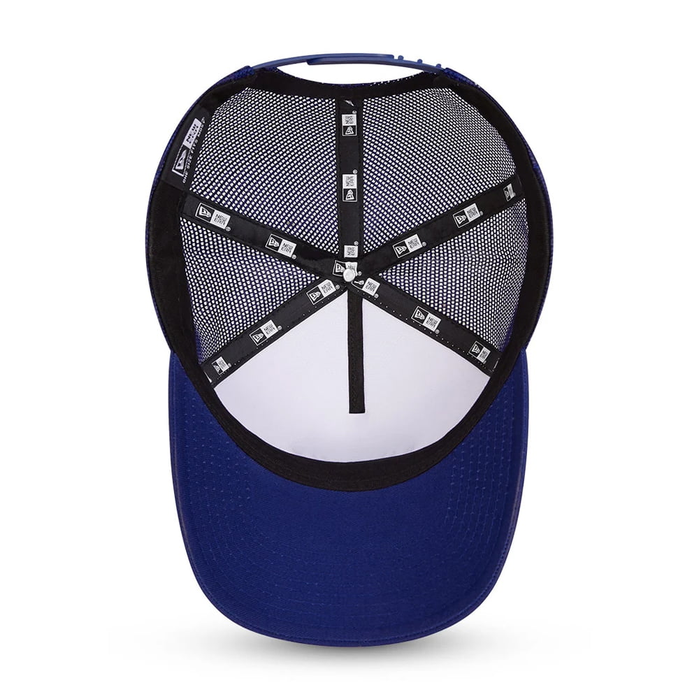 Gorra Trucker Original Crest Atletico Madrid de New Era - Blanco-Azul Real