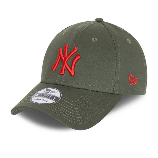 Gorra de béisbol 9FORTY MLB League Essential ll New York Yankees de New Era - Oliva-Rojo