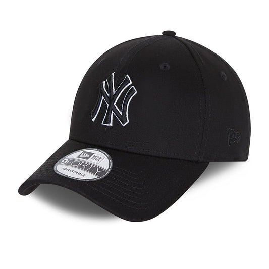 Gorra Snapback 9FORTY MLB Black Base New York Yankees de New Era - Negro