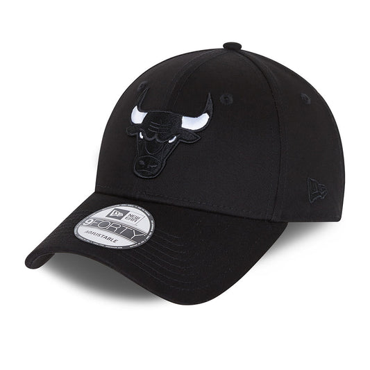 Gorra Snapback 9FORTY NBA Black Base Chicago Bulls de New Era - Negro