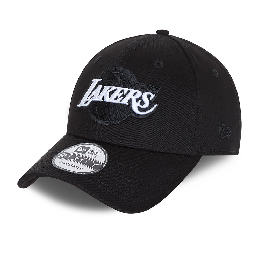 Gorra Snapback 9FORTY NBA Black Base L.A. Lakers de New Era - Negro