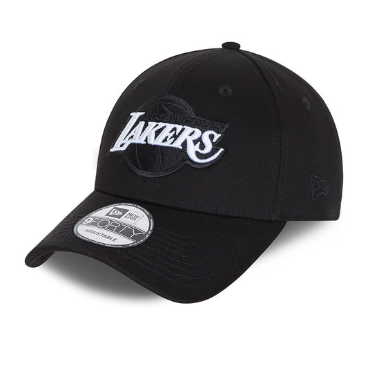 Gorra Snapback 9FORTY NBA Black Base L.A. Lakers de New Era - Negro