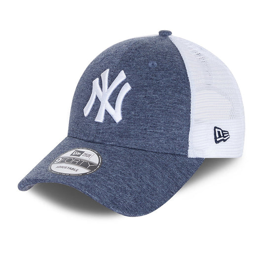 Gorra Trucker 9FORTY MLB Home Field New York Yankees de New Era - Azul Marino/Jaspeado