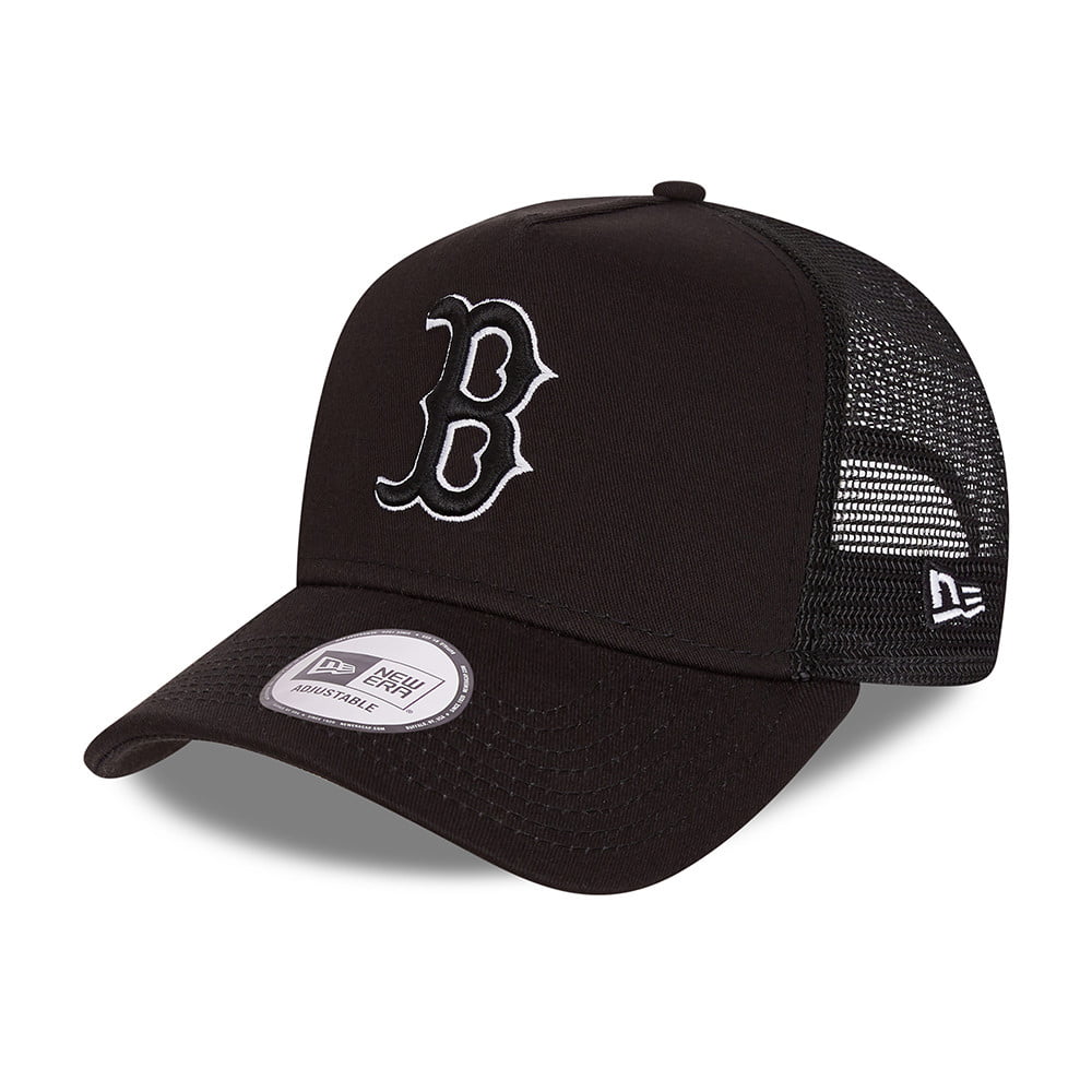 Gorra Trucker MLB Tonal Mesh Boston Red Sox de New Era - Negro