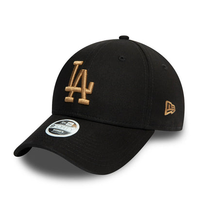 Gorra de béisbol mujeres 9FORTY MLB Colour Essential L.A. Dodgers de New Era - Negro-Trigo