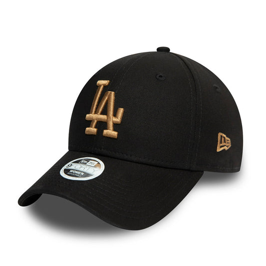 Gorra de béisbol mujeres 9FORTY MLB Colour Essential L.A. Dodgers de New Era - Negro-Trigo
